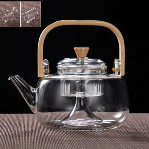 Glass Tea Pot for Steaming with Electric Ceramic Base - High Borosilicate Material - Image 6