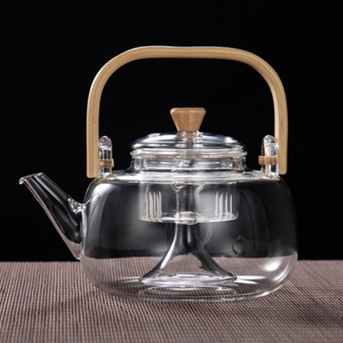 Glass Tea Pot for Steaming with Electric Ceramic Base - High Borosilicate Material - Image 2