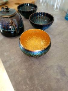 Golden Magic Tenmoku Tea Cup - Handcrafted with Precision photo review