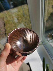 Rose Gold Handmade Jianzhan Tenmoku Tea Bowl photo review