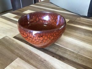 Orange Jian Zhan Ceramic Tea Cup - Handmade Artisan Tenmoku Pottery photo review