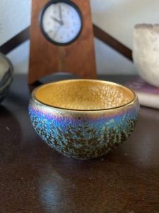 Golden Magic Tenmoku Tea Cup - Handcrafted with Precision photo review