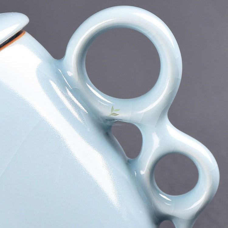 Ice Crack Five Kiln Chinese Porcelain Tea Bowl - Image 7