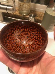 Orange Jian Zhan Ceramic Tea Cup - Handmade Artisan Tenmoku Pottery photo review