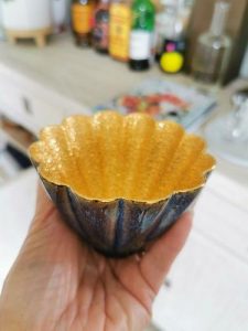 Golden Flower Tenmoku Tea Cup - Handmade Artisan Tea Ware for Tea Enthusiasts and Collectors photo review