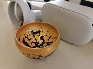 Gold Handmade Jianzhan Tenmoku Tea Cup photo review