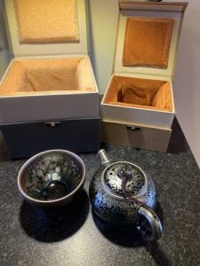 Tears Tenmoku Tea Cup | Handmade Jian Zhan Teaware | chinesetea4u photo review