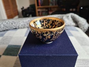Golden Drops Handmade Jian Zhan Tenmoku Tea Cup photo review