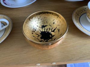 Gold Handmade Jianzhan Tenmoku Tea Cup photo review