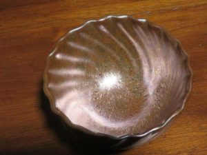 Rose Gold Handmade Jianzhan Tenmoku Tea Bowl photo review