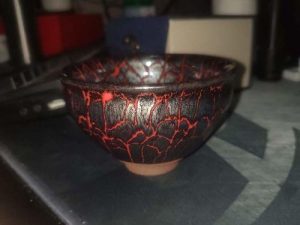 Inferno Tenmoku Tea Cup - Handmade Jian Zhan Tea Cup by chinesetea4u photo review