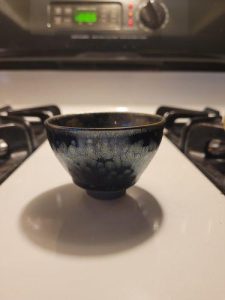 Peacock Tenmoku Tea Cup - Handmade Jian Zhan, High-Quality Pottery photo review