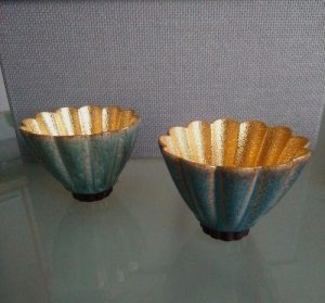 Golden Flower Tenmoku Tea Cup - Handmade Artisan Tea Ware for Tea Enthusiasts and Collectors photo review