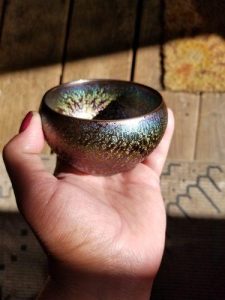 Magic Tenmoku Tea Cup - Handmade Jian Zhan Tea Cup | chinesetea4u photo review