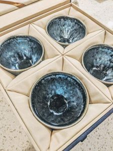 Peacock Tenmoku Tea Cup - Handmade Jian Zhan, High-Quality Pottery photo review