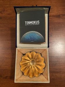 Golden Flower Tenmoku Tea Cup - Handmade Artisan Tea Ware for Tea Enthusiasts and Collectors photo review