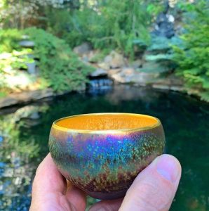 Golden Magic Tenmoku Tea Cup - Handcrafted with Precision photo review