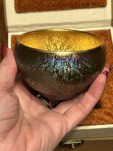 Golden Magic Tenmoku Tea Cup - Handcrafted with Precision photo review