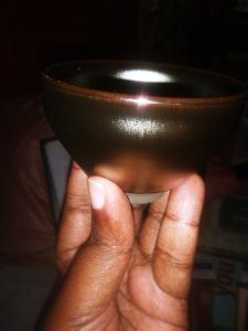 Smooth Tenmoku Tea Cup - Handcrafted Jian Zhan Tea Ware from chinesetea4u photo review