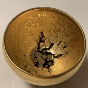 Gold Handmade Jianzhan Tenmoku Tea Cup photo review