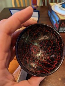 Inferno Tenmoku Tea Cup - Handmade Jian Zhan Tea Cup by chinesetea4u photo review