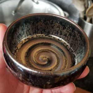 Swirl Jian Zhan Tenmoku Tea Cup photo review