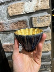 Golden Flower Tenmoku Tea Cup - Handmade Artisan Tea Ware for Tea Enthusiasts and Collectors photo review
