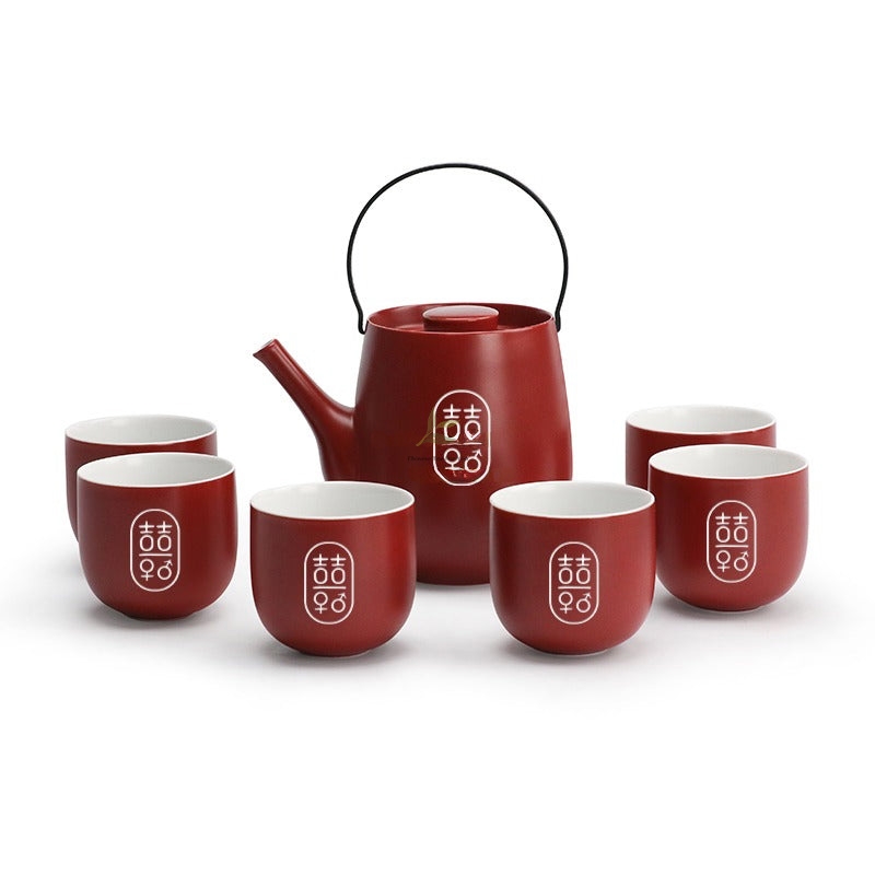 Prosperity and Harmony Wedding Ceremony Tea Set - Image 7