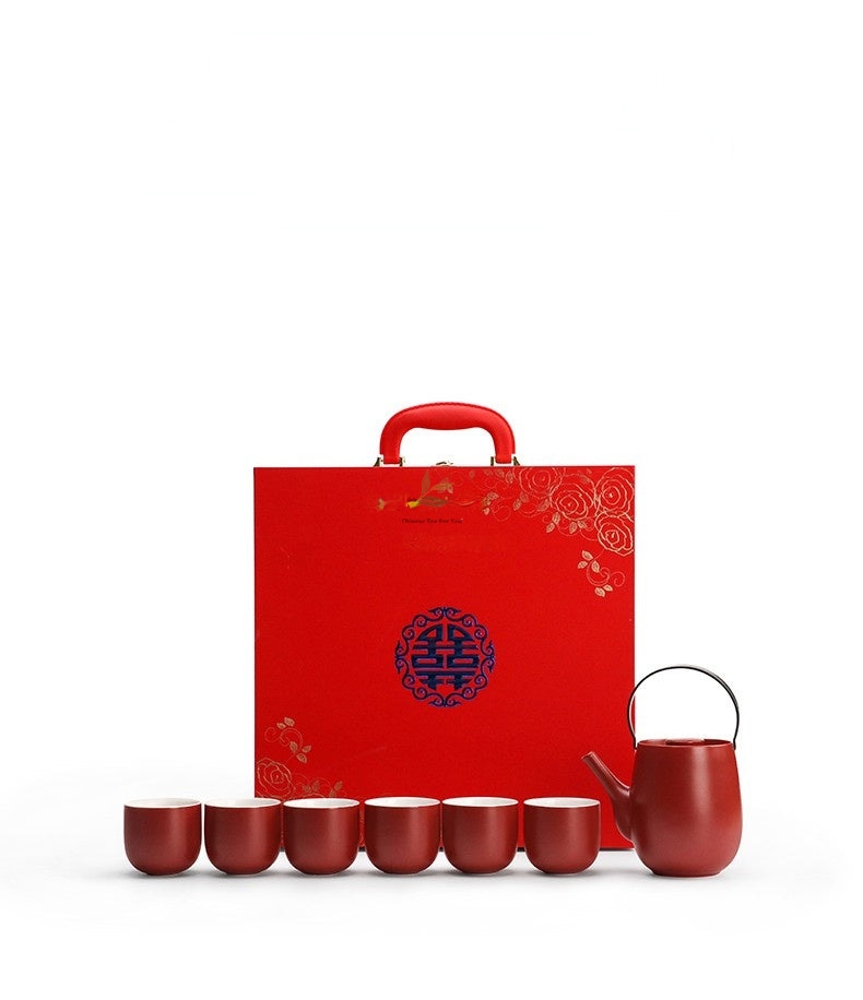 Prosperity and Harmony Wedding Ceremony Tea Set - Image 5