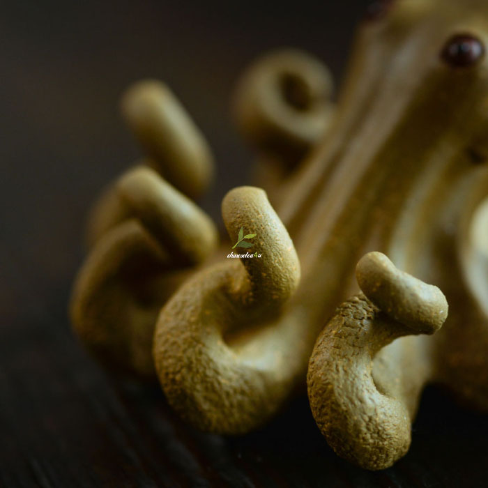 Sophisticated Polysyllabic Octopus Tea Pet Decor - Rich in Artistic Style - Premium Duanni Yellow Clay Construction - Designer Packaging - Image 4
