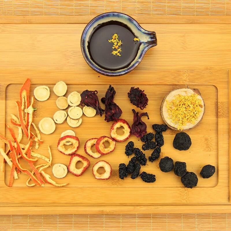 Black Plum Flower Tea - Natural and Pure Dried Sour Plum Infusion - Image 4