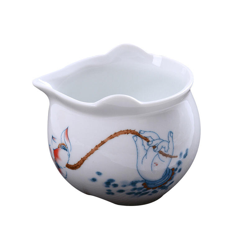 Authentic Chinese Kung Fu Tea Set for Tea Lovers - Includes Ceramic Teacups, Teapot, and More - Image 3