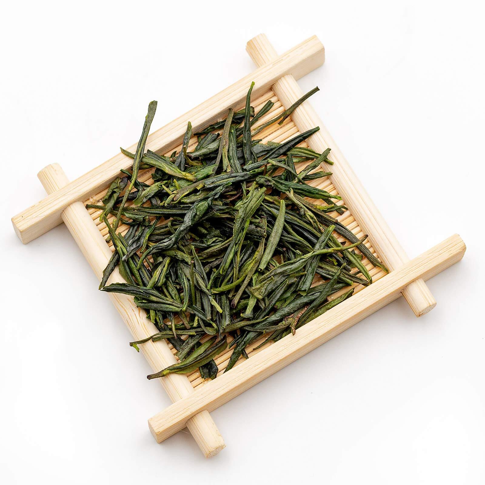 Emei Alpine Bamboo Leaf Green Tea - Loose Leaf for Optimal Flavor - Super Level Quality - Image 2