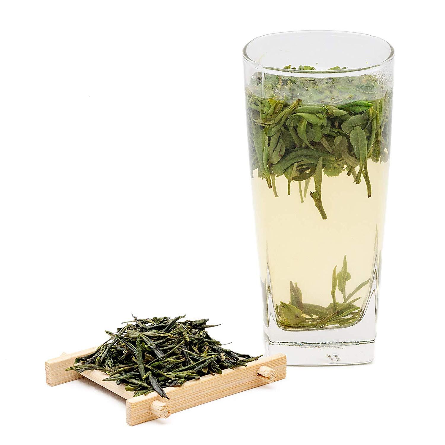 Emei Alpine Bamboo Leaf Green Tea - Loose Leaf for Optimal Flavor - Super Level Quality - Image 4